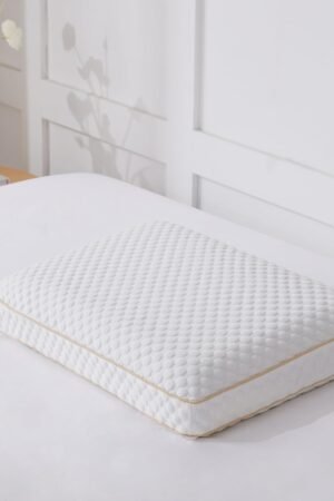 Ergonomic Cube Memory Foam Pillows with Firm and Soft Layer - Memory Foam Pillow for Neck Pain Relief - Dual Firmness Support for Side, Back, Stomach Sleepers, 24"x16"x5"